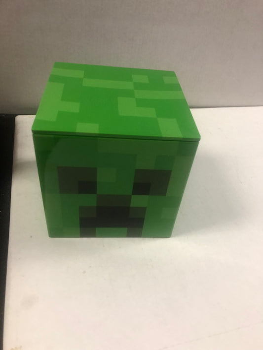 MINECRAFT CREEPER TIN STORAGE BOX