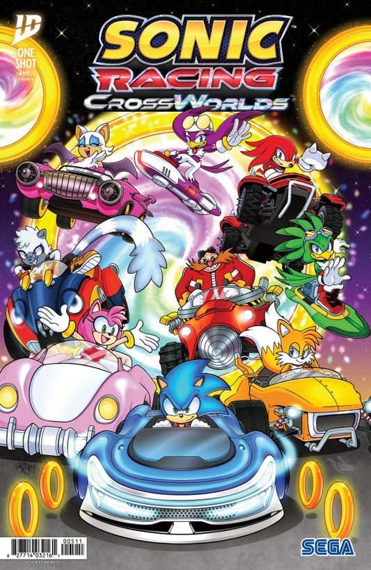 IDW Sonic the Hedgehog: Sonic Racing CrossWorlds Cover A (Jampole)