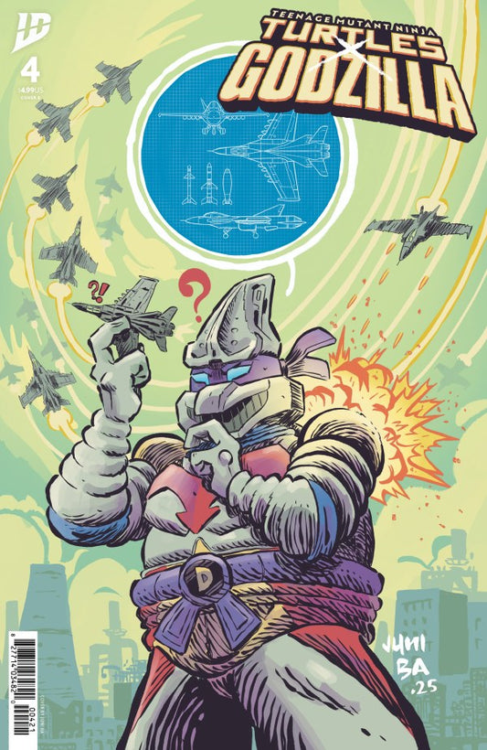 IDW Teenage Mutant Ninja Turtles x Godzilla #4 Variant B (Ba)