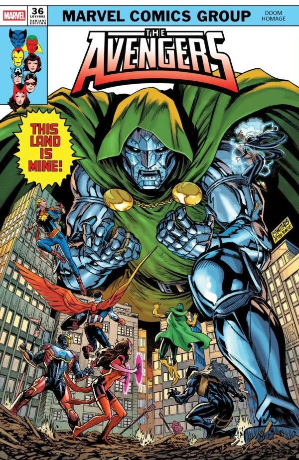 MARVEL COMICS AVENGERS #36 CORY SMITH DOOM HOMAGE VARIANT