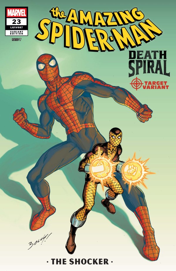 MARVEL COMICS AMAZING SPIDER-MAN #23 MARK BAGLEY CLASSIFIED TARGET VARIANT [DS]