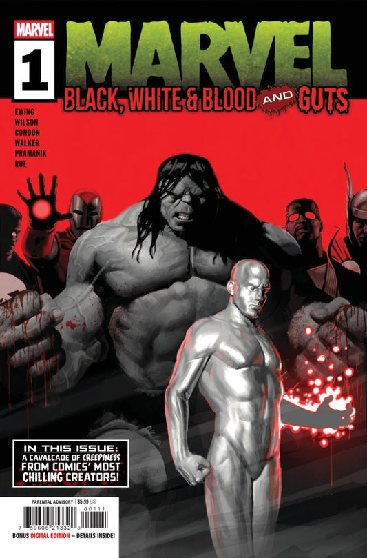 MARVEL COMICS BLACK WHITE & BLOOD AND GUTS #1