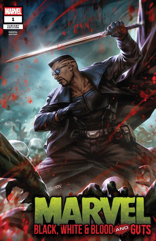 MARVEL COMICS BLACK WHITE & BLOOD AND GUTS #1 DERRICK CHEW VARIANT