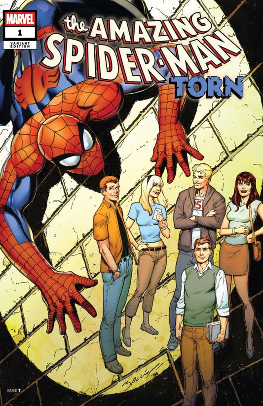 MARVEL COMICS AMAZING SPIDER-MAN TORN # 1 BAGLEY  VARIANT