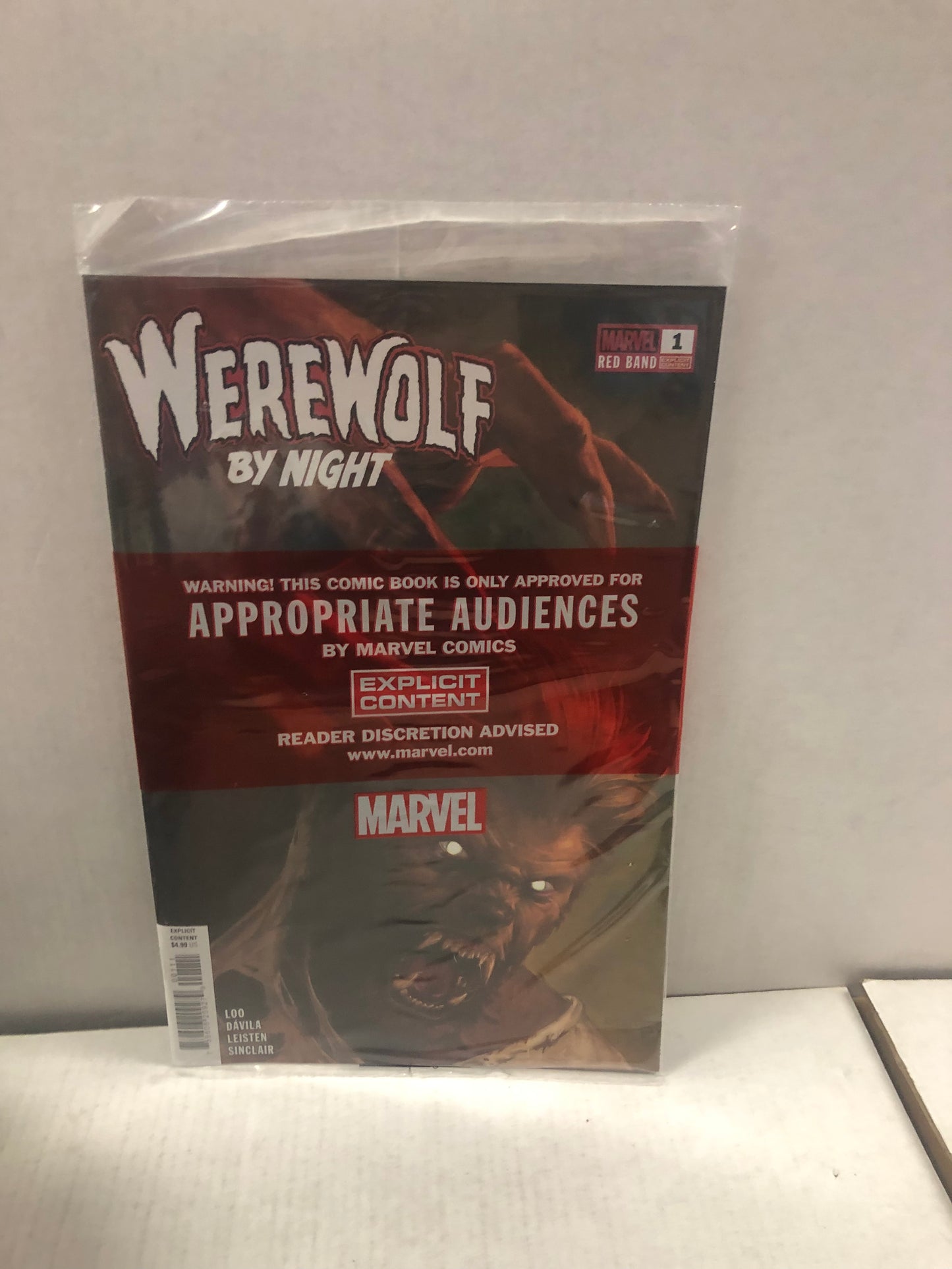 MARVEL COMICS WEREWOLF BY NIGHT 1 RED BAND