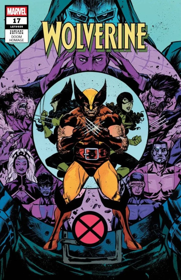 MARVEL COMICS WOLVERINE #17 SANFORD GREENE DOOM HOMAGE VARIANT