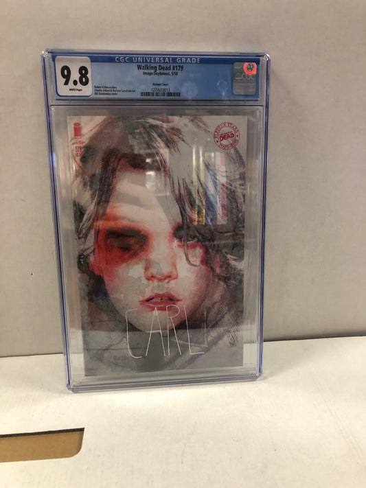 IMAGE COMICS WALKING DEAD 179 (2018) VARIANT COVER CGC 9.8 WP