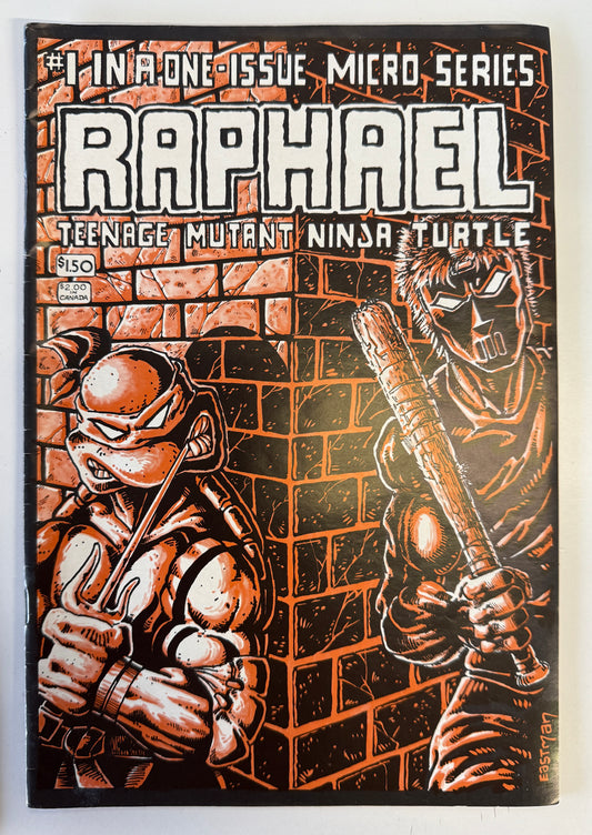 EASTMAN AND LAIRD’S TEENAGE MUTANT NINJA TURTLES RAPHAEL #1 MODERATE CONDITION