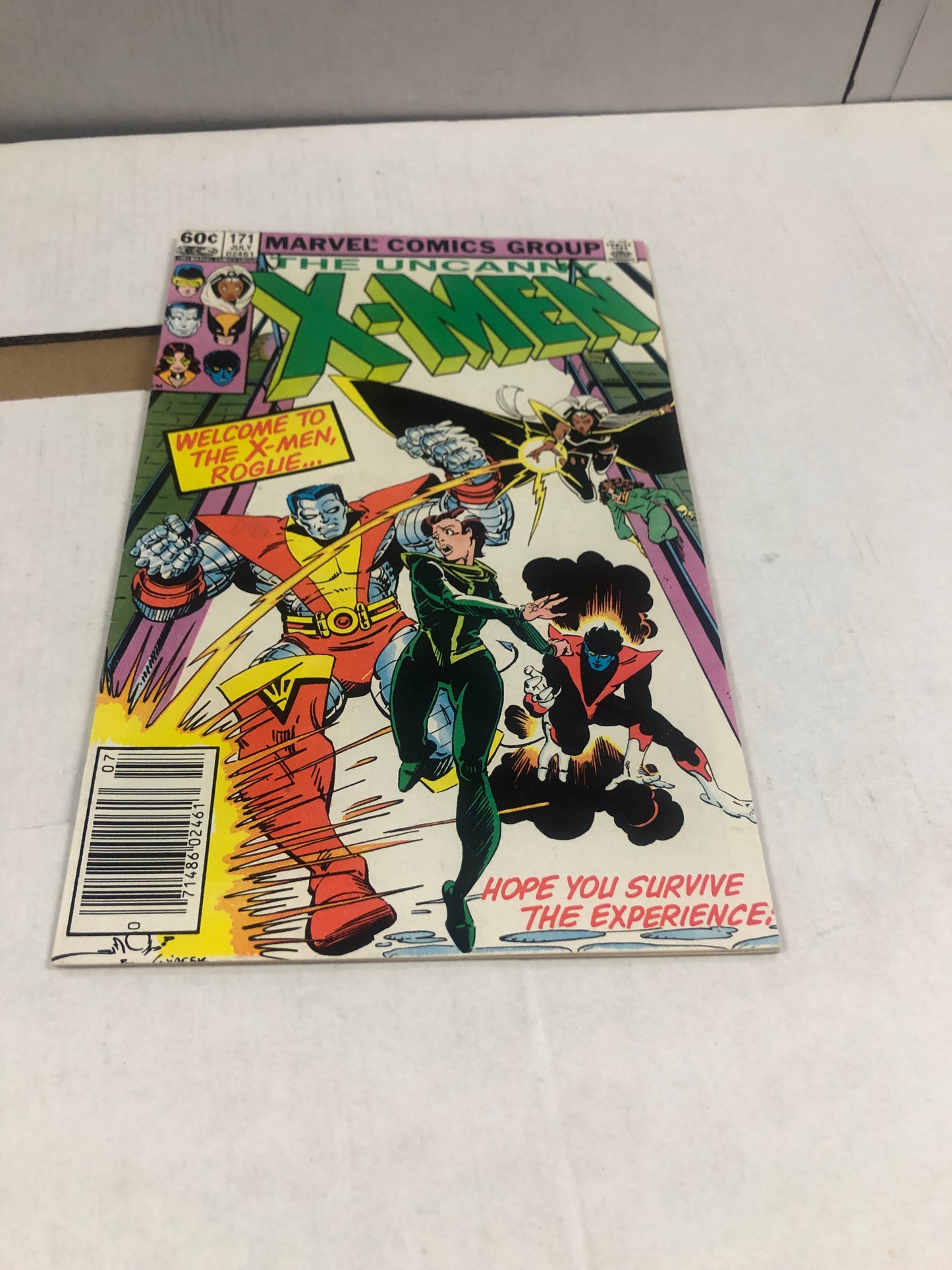 MARVEL COMICS X-MEN 171 1983 NEWSSTAND ROGUE JOINS THE TEAM 1ST APPEARANCE OF MAGIKS SWORD VF/NM