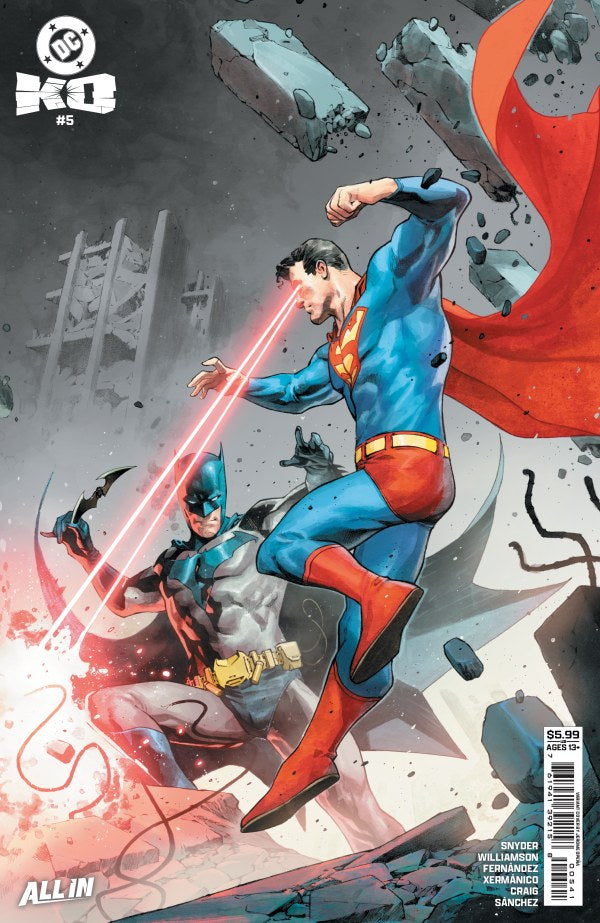 DC COMICS DC K.O. #5 (OF 5) CVR B DANIEL WARREN JOHNSON CARD STOCK VAR