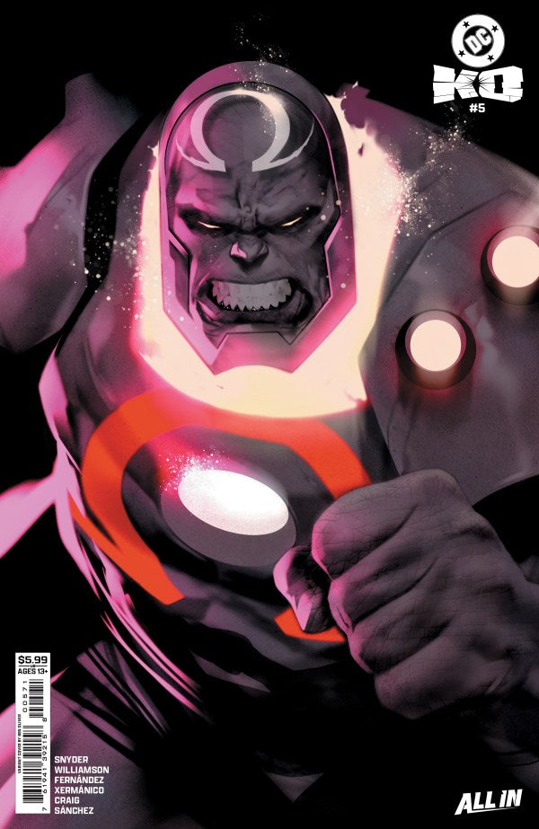 DC COMICS DC K.O. #5 (OF 5) CVR F BEN OLIVER FACE-OFF CARD STOCK VAR