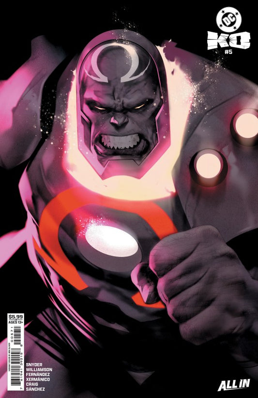 DC COMICS DC K.O. #5 (OF 5) CVR F BEN OLIVER FACE-OFF CARD STOCK VAR