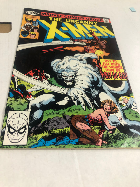 MARVEL COMICS X-MEN 140 (1980) ALPHA FLIGHT DISBANDS FN+/VFN WP