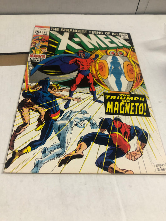 MARVEL COMICS X-MEN 63 (1969) 1ST APPEARANCE LORELEI VF OFF WHITE/WP