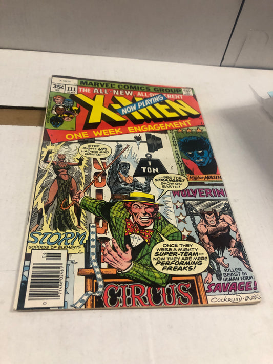 MARVEL COMICS X-MEN 111 (1978) NEWSSTAND VF+ WP