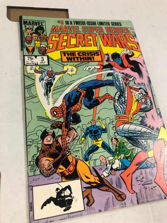 MARVEL COMICS MARVEL SUPERHEROES SECRET WARS 3 (1984) 1ST APPEARANCE OF VOLCANA/ 1ST APPEARANCE OF THE 2ND TITANIA MARY MCPHERRAN FN/FN+ WP