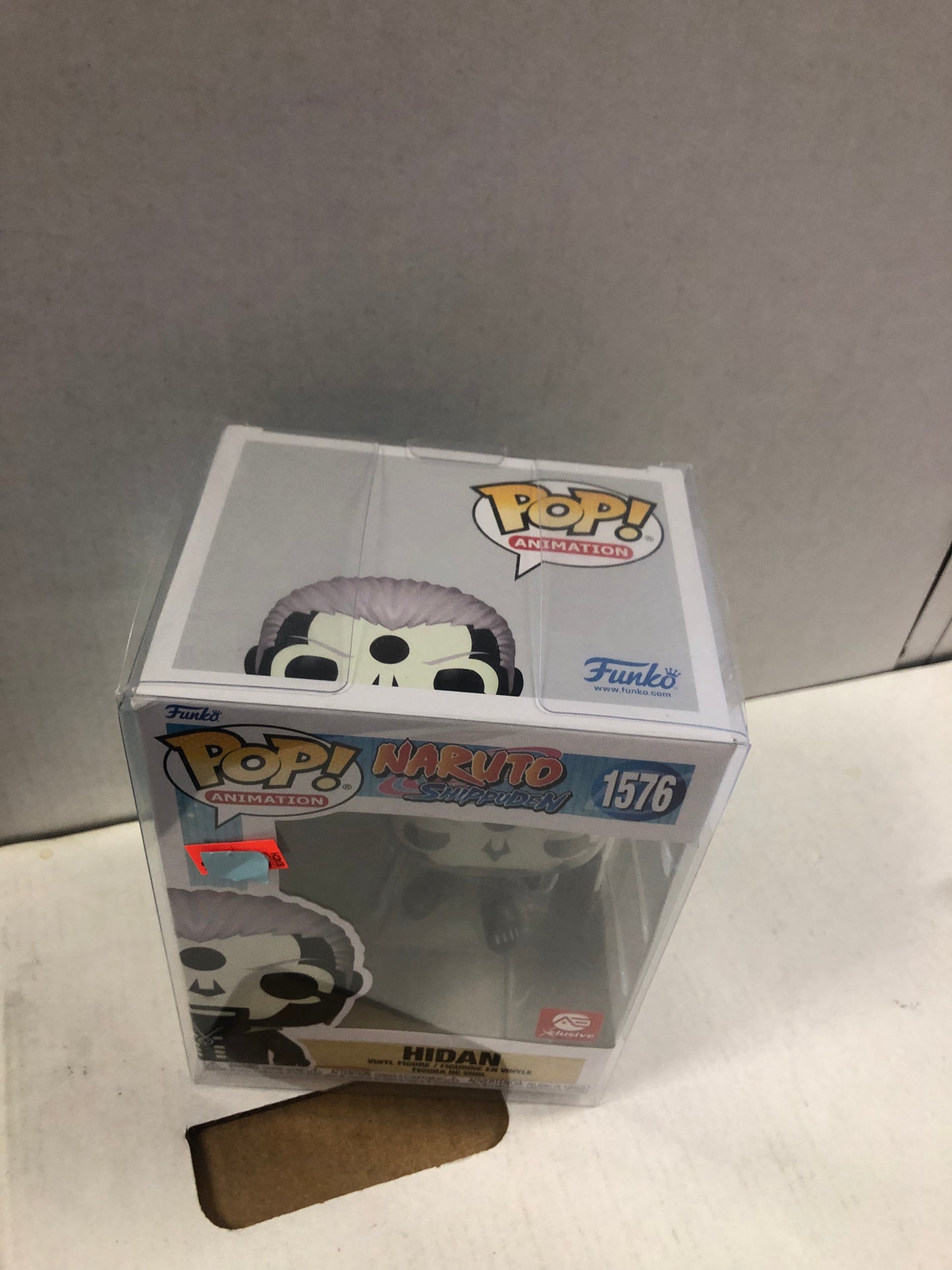 FUNKO POP ANIMATION - NARUTO SHIPPUDEN #1576 HIDAN (VERY HTF EARLY RELEASE W/ AE EXCLUSIVE STICKER!!)