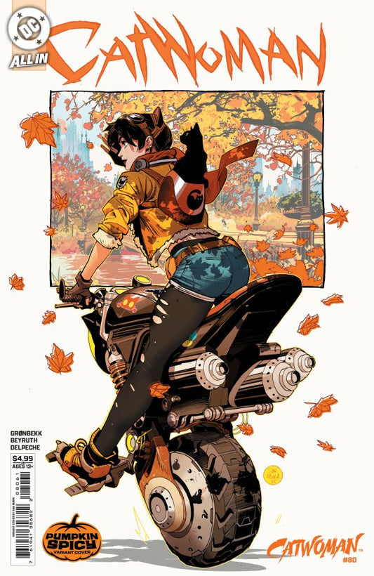 DC COMICS CATWOMAN #80 PUMPKIN SPICE VARIANT