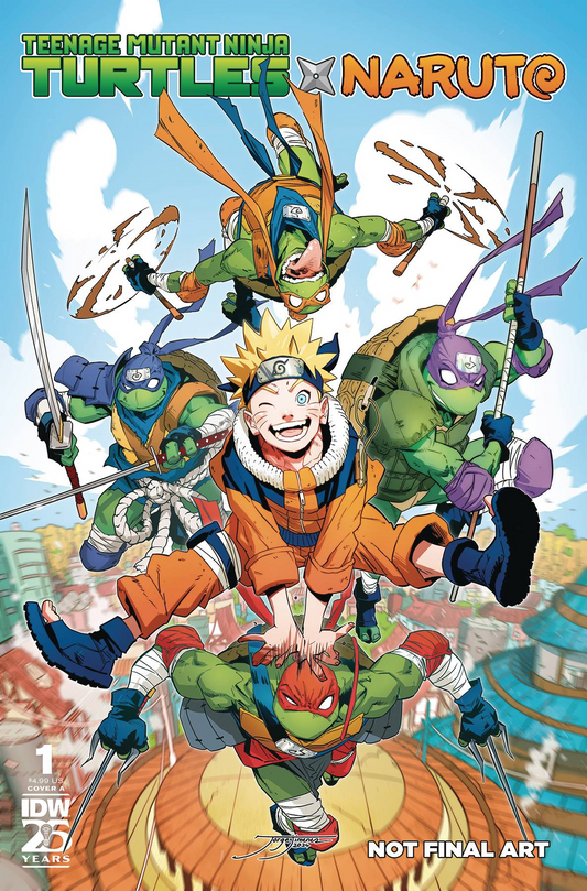 IDW PUBLISHING TEENAGE MUTANT NINJA TURTLES NARUTO #1