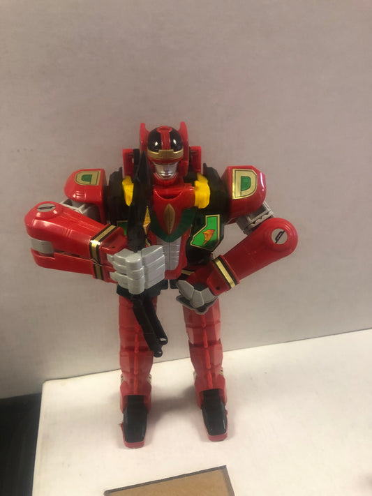 MIGHTY MORPHIN POWER RANGERS RED ZORD LOOSE