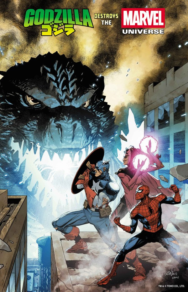 MARVEL COMICS GODZILLA DESTROYS THE MARVEL UNIVERSE FOIL VARIANT