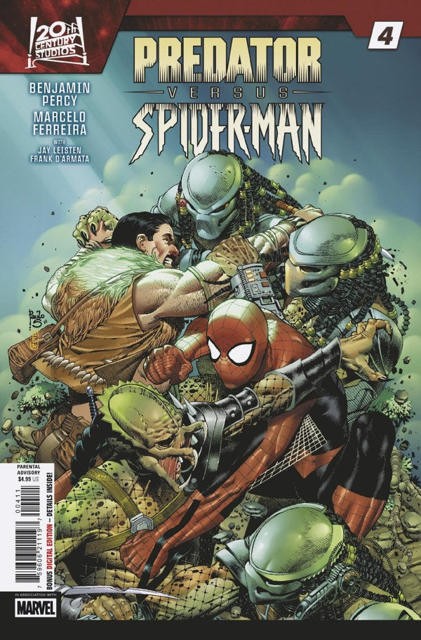 MARVEL COMICS PREDATOR VS. SPIDER-MAN #4