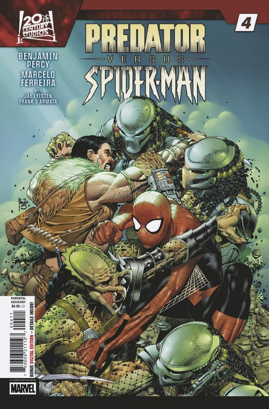 MARVEL COMICS PREDATOR VS. SPIDER-MAN #4
