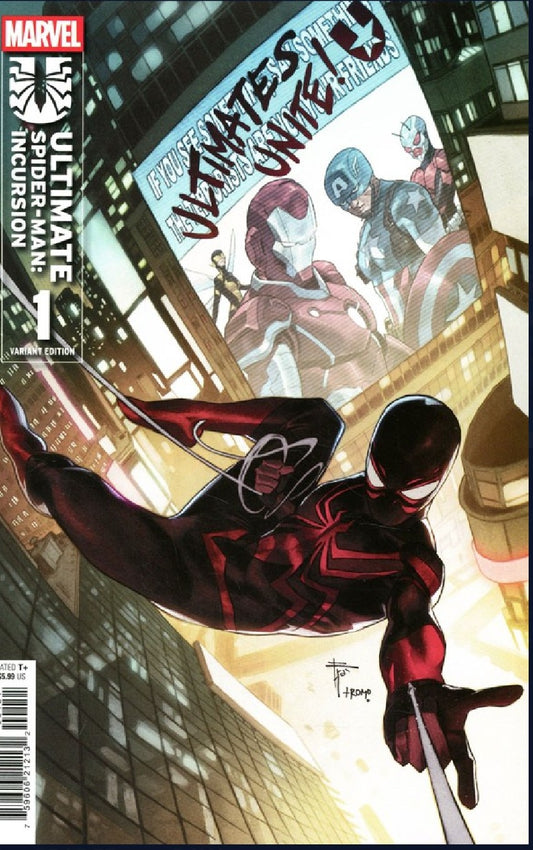 MARVEL COMICS ULTIMATE SPIDER-MAN: INCURSION #1 Francesco Mobili variant