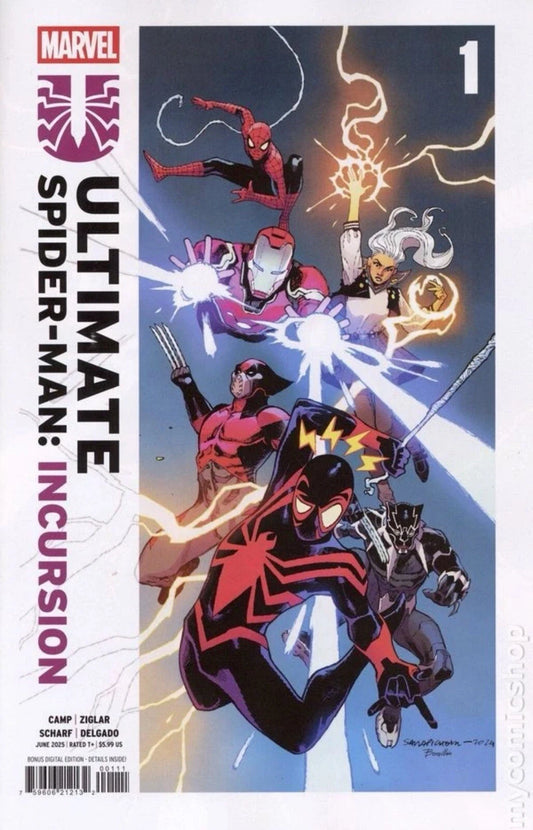 MARVEL COMICS ULTIMATE SPIDER-MAN: INCURSION #1 PRINTING ERROR
