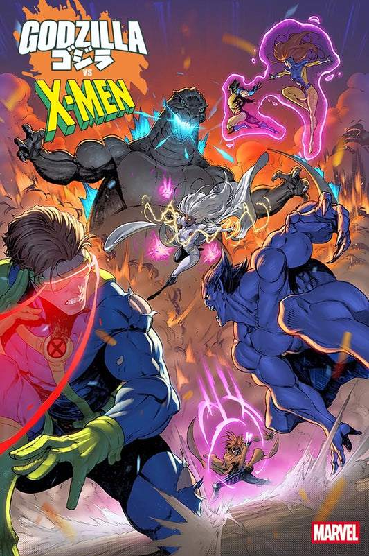 MARVEL COMICS GODZILLA VS X-MEN #1 COELLO VARIANT