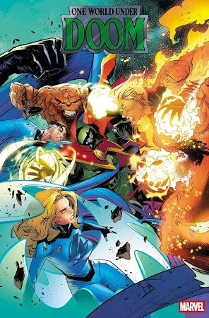 MARVEL COMICS ONE WORLD UNDER DOOM #4 FEDERICO VINCENTINI VARIANT
