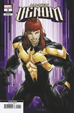 MARVEL COMICS ALL NEW VENOM #5 SECOND PRINTING REVEALED!
