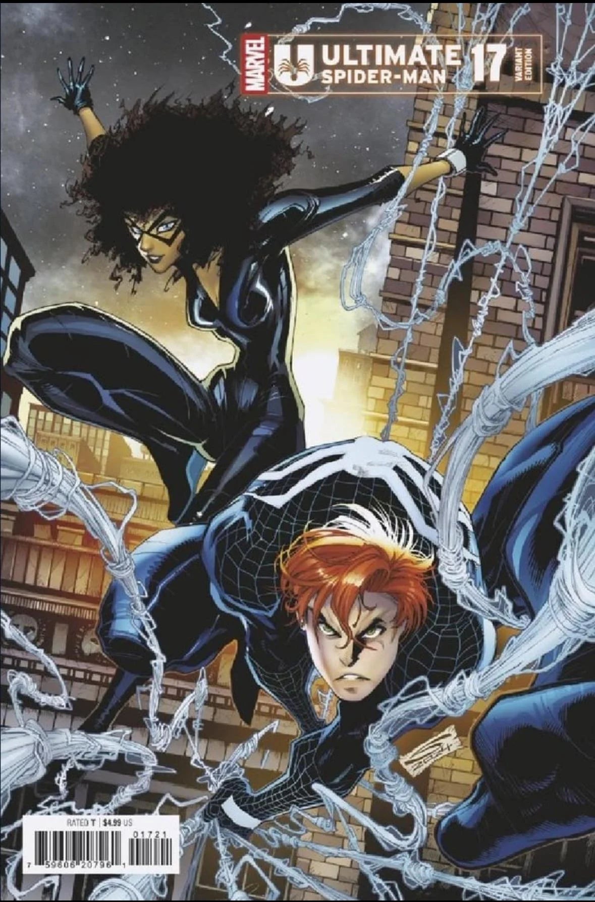 MARVEL COMICS ULTIMATE SPIDER-MAN #17 richard black car variant
